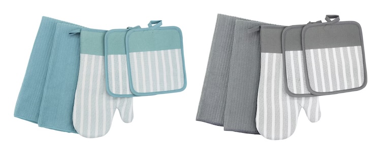 Family Chef Striped Kitchen Towel Set