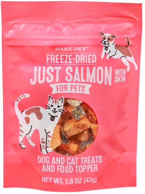 Trader Joe's Freeze-Dried Just Salmon with Skin for Pets