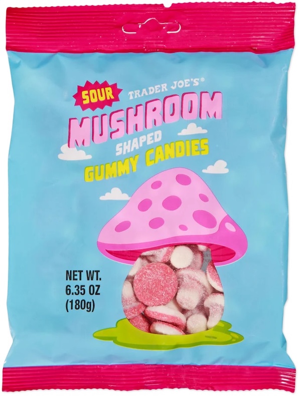 Trader Joe's Mushroom Shaped Gummy Candies