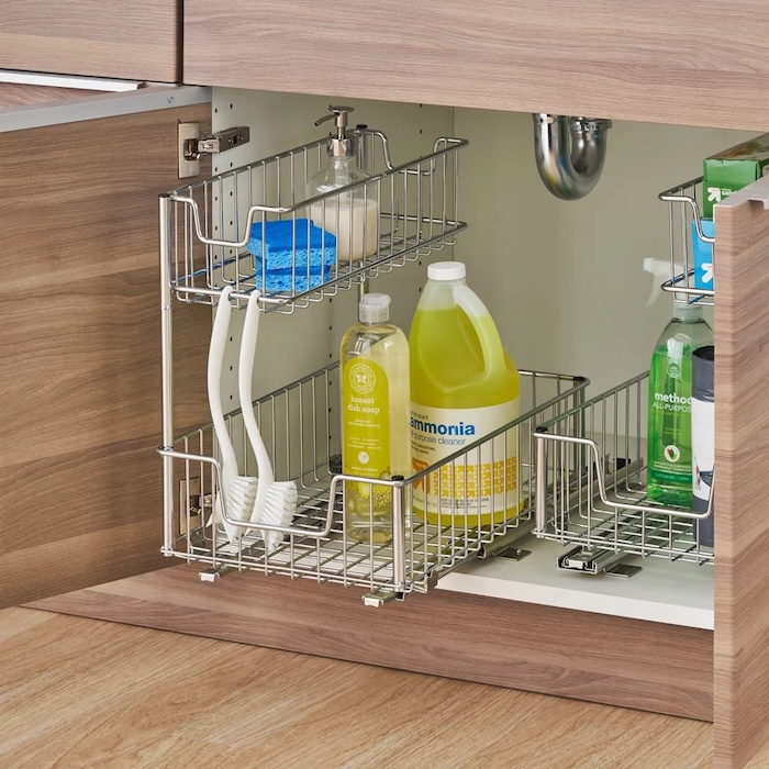 Trinity Wire Undersink Organizer 2-pack