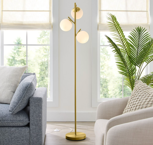 3-globe floor lamp