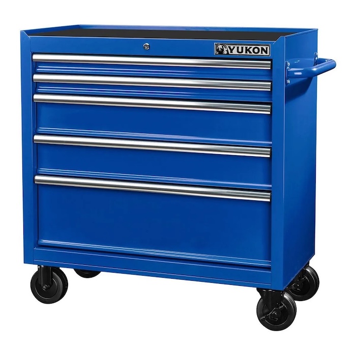 Yukon 5-Drawer Rolling Tool Cabinet
