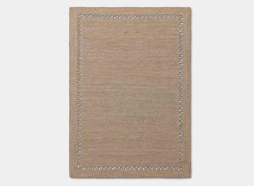 5'x7' Open Weave Braided Outdoor Patio Area Rug Tan - Threshold™ designed with Studio McGee