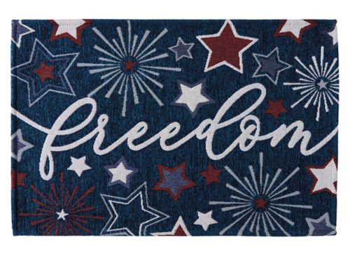 A Festive Chenille Mat