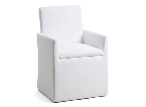 ABBYSON HOME 23x35 Mara Stain Resistant Dining Armchair