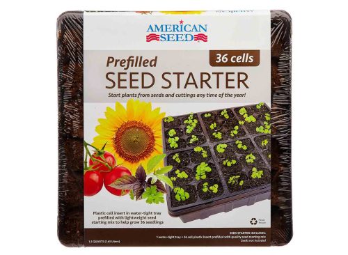 American Seed Prefilled Seed Starter Tray, 36 Cells