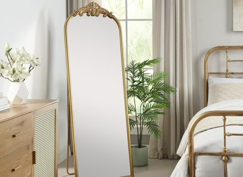 Azalea Park Filigree Easel Full Length Mirror