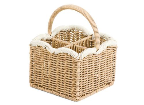 BEGONIA MARKET Resin Square Caddy