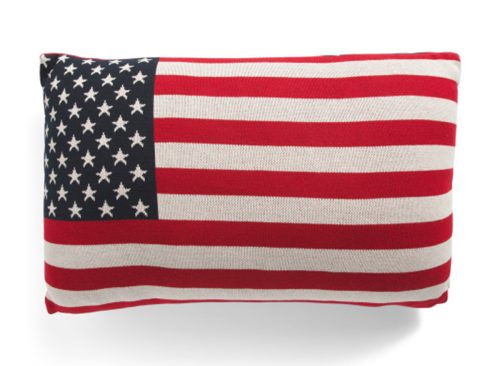 BROOKS BROTHERS 16x24 Flag Printed Decorative Pillow