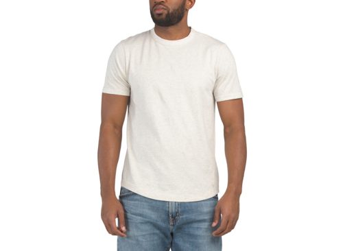 BUCK MASON Made In Usa Curved Hem Tee