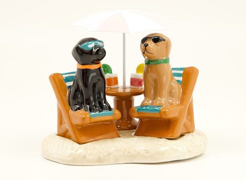 Beach Dogs Salt and Pepper Set