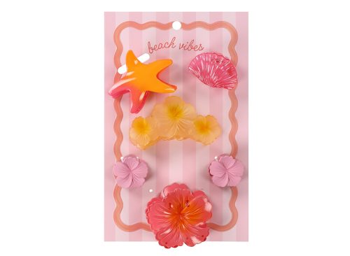 Beach Vibes Claw Clips 6-Pack