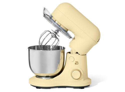 Beautiful 3.5 Qt Stand Mixer with Flat Beater, Dough Hook, Balloon Whisk, Buttercream by Drew Barrymore