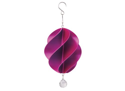 Belavi 3D Hanging Wind Spinner, Pink Violet