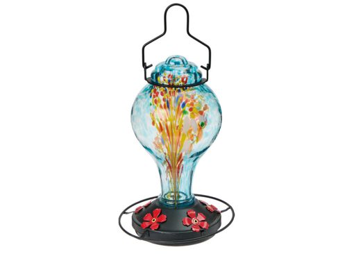Belavi Hummingbird Feeder, Blue