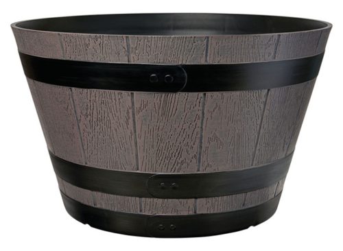 Belavi Whiskey Barrel Planter