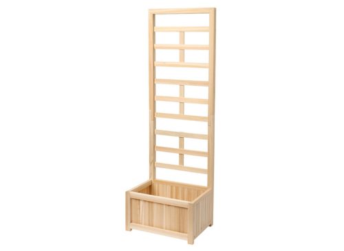 Belavi Wooden Planter with Trelli