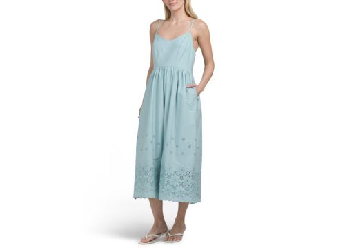 CALYPSO ST. BARTH Embroidered Hem Sun Dress