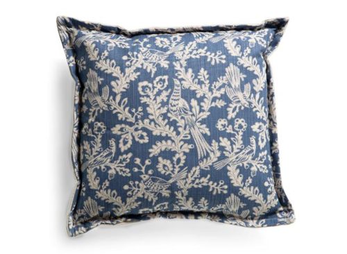 CANAAN Handmade In Usa 22x22 Bird Floral Pillow