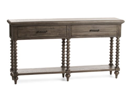 CRESTVIEW COLLECTION 69in Wood Charleston Console Table