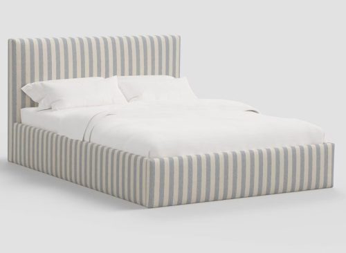 California King Sophia Square Low Platform Bed Malcolm Striped Blue - Threshold™