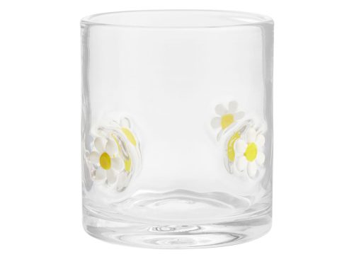 Charm Inlay Double Old Fashioned Glass