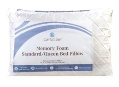 Comfort Bay Memory Foam Standard/Queen Bed Pillow