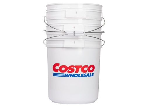 Costco Wholesale Bucket, 5 Gallon, White, 3 ct