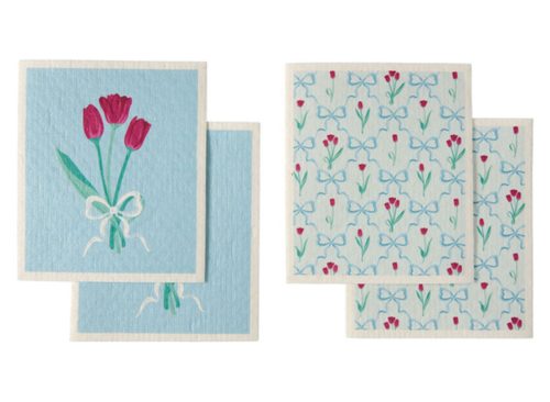 Crofton Tulips 4Pk Swedish Dish Cloths