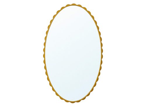 DAGGKAPRIFOL Mirror, dark yellow, 23 5/8x39 3/8 "