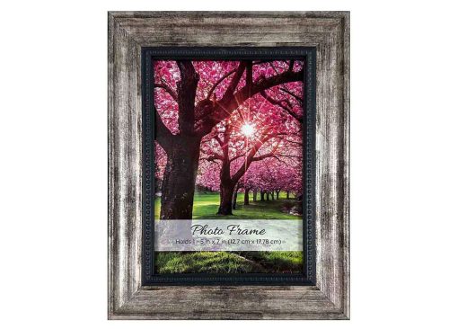 Distressed Pewter Photo Frame, 5x7 1 