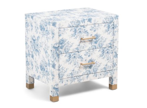 ENVOGUE 24x24 Nolida Printed Nightstand