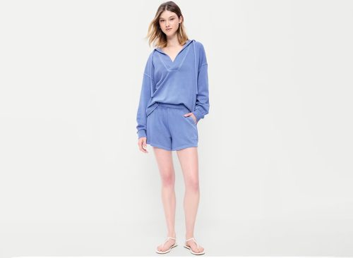 Extra High-Waisted Sweat Shorts -- 5-inch inseam