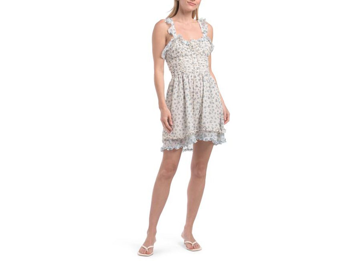 swimsuit dresses Women's Amalfi Floral Swim Dress With Skirted Bottom – Swimsuits Direct Jennifer Lawrence Styles Sheer Size:2-3 year luxurious