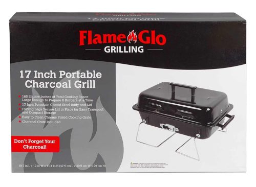 Flame Glo Grilling 17 Inch Portable Charcoal Grill
