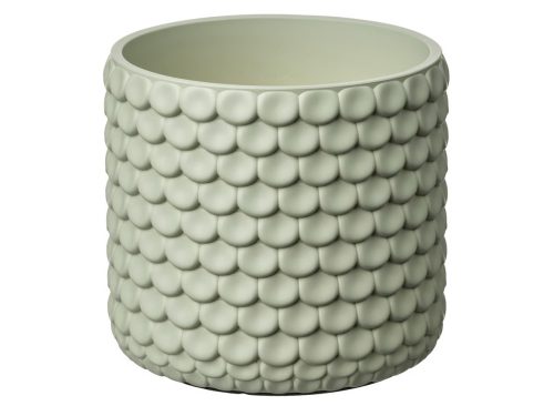 GLACIÄRBJÖRN Plant pot, light green, 4 ¾ "