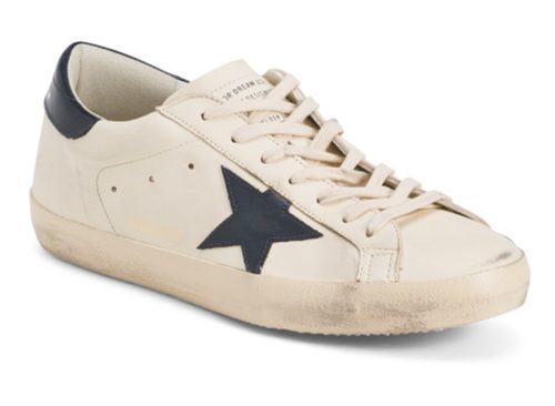 GOLDEN GOOSE Men's Made In Italy Leather Super Star Sport Casual Sneakers