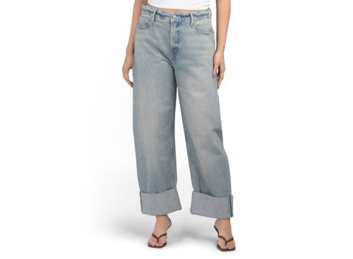 GOOD AMERICAN Good Standard Barrel Leg Jeans