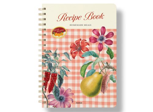 Garden Table B5 Hardcover Spiral Recipe Journal