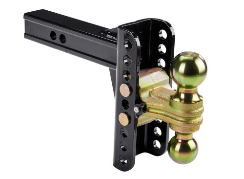 HAUL-MASTER 14,000 lb. Capacity Dual-Ball Adjustable Hitch, 6 in. Drop/5-1/8 in. Rise