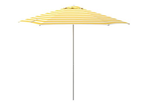 HÖGÖN Umbrella, off-white bright yellow/stripe