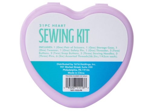 Heart Sewing Kit 21-Piece