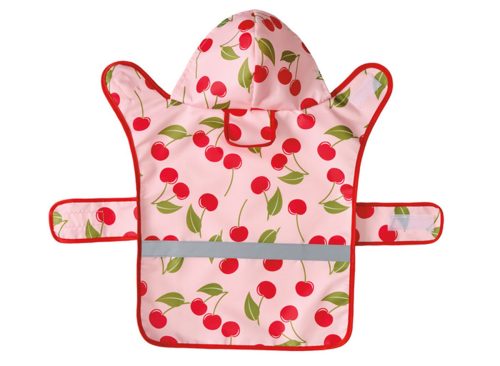 Heart to Tail Pet Rain Jacket - Cherry - M