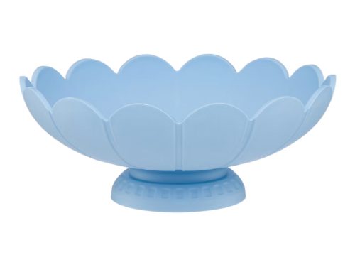 Holly Williams Decorative Scalloped Pedestal Bowl, 4 Assorted Colors