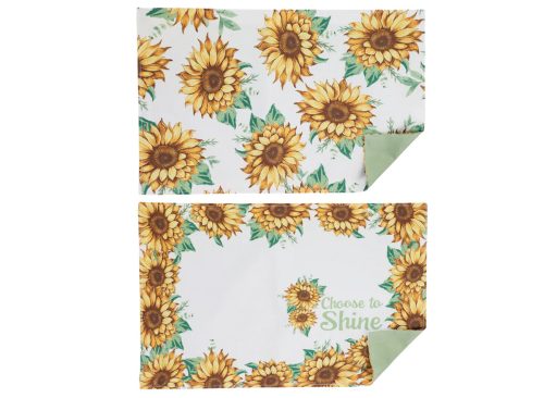 Home Collection Sunflower Printed Reversible Placemat, 11x17 Assorted Styles, 1-ct.