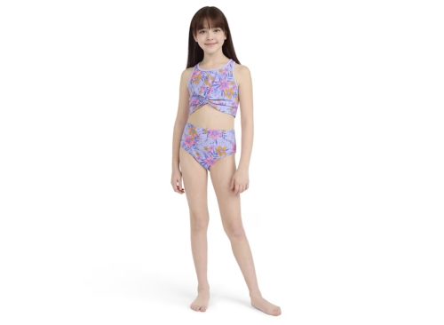 Hurley Girls 2-Piece Braided Ruffle Tankini