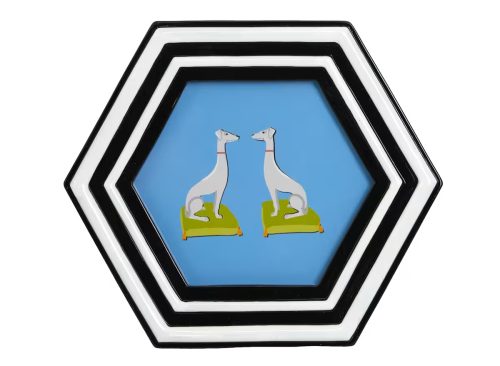 Jonathan Adler x Michaels 4" x 4" Black & White Hexagonal Tabletop Frame