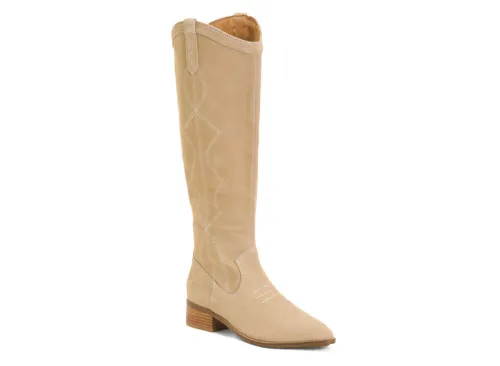 KELSI DAGGER Suede Benson Western Boots