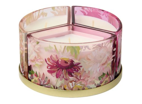 KIRKTON HOUSE 3 Segment Candle Pink