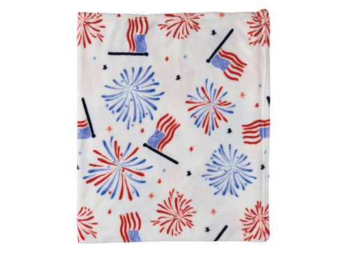 KIRKTON HOUSE 50in x 60in Plush Throw - Fireworks